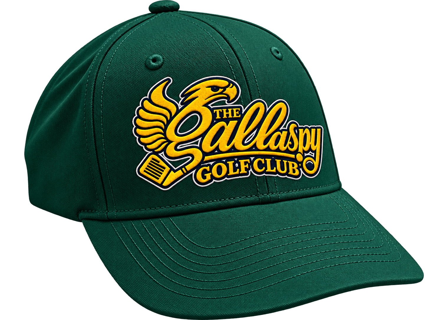 Forest Green Script Performance Hat