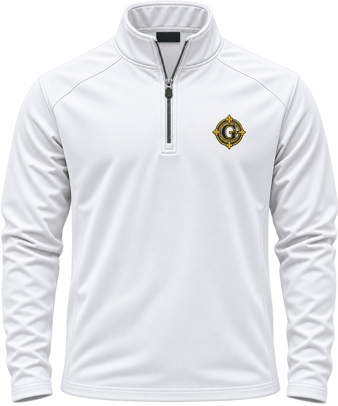 White Crest Performance Quarter-Zip
