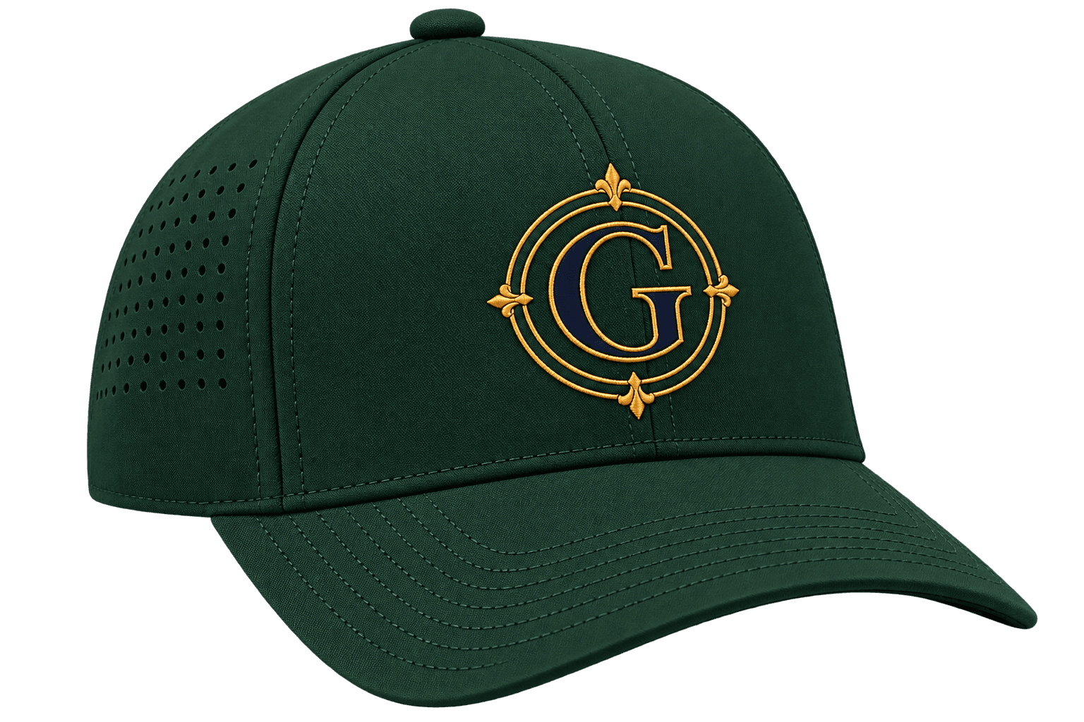 Forest Green Crest Performance Hat
