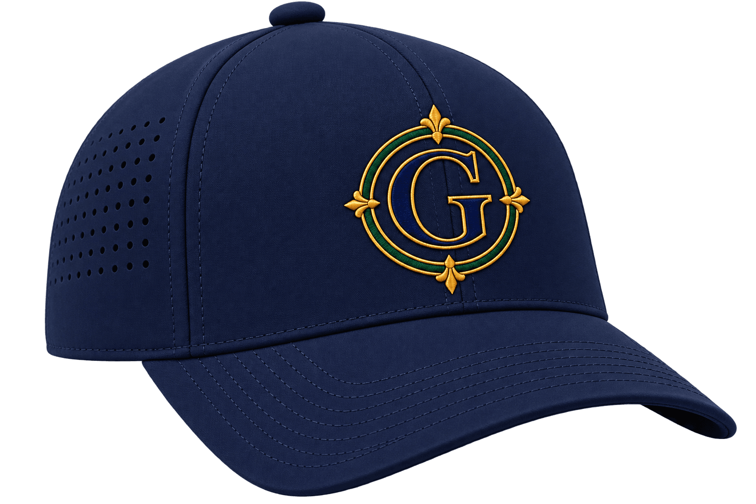 Navy Crest Performance Hat