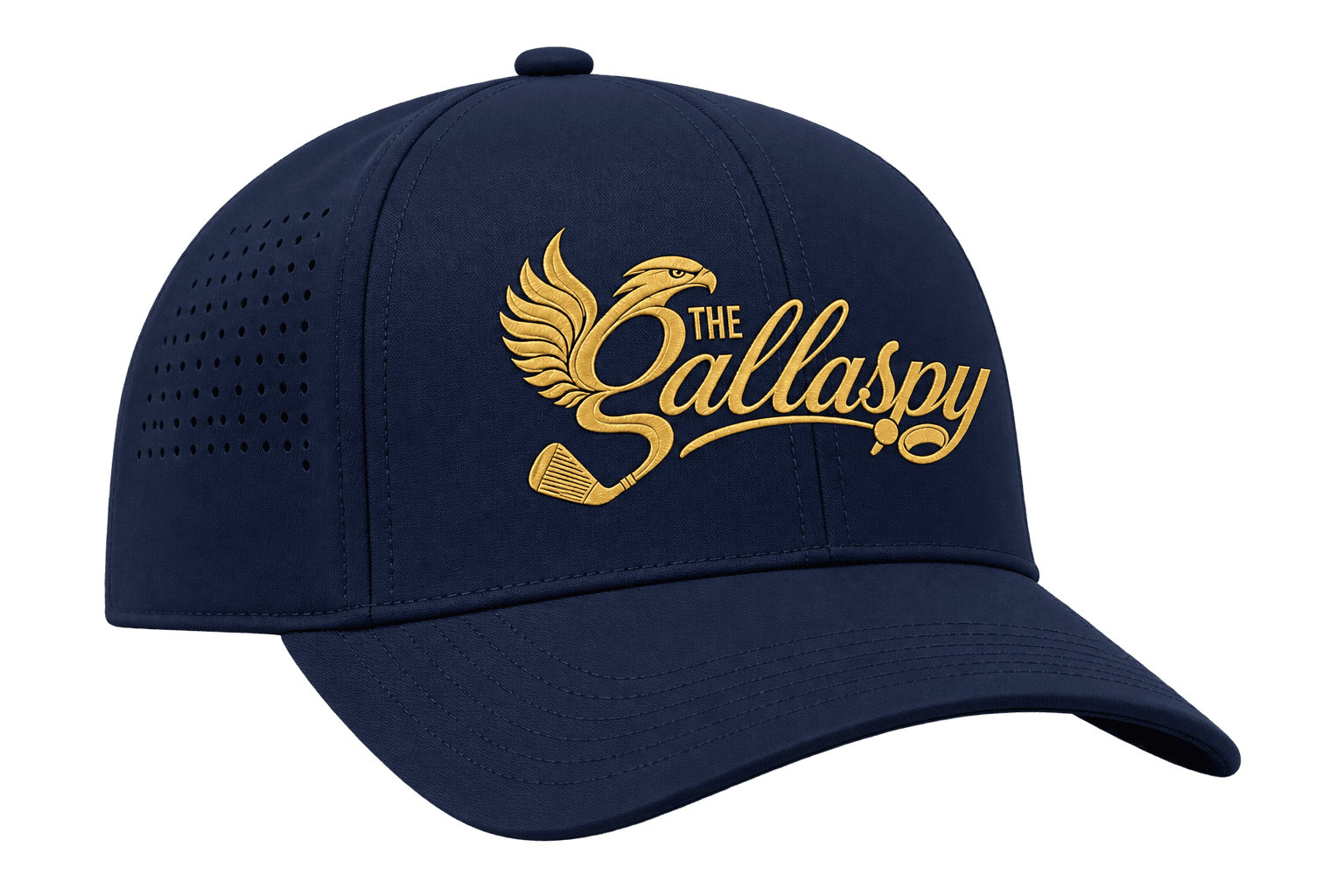 Navy Script Performance Hat