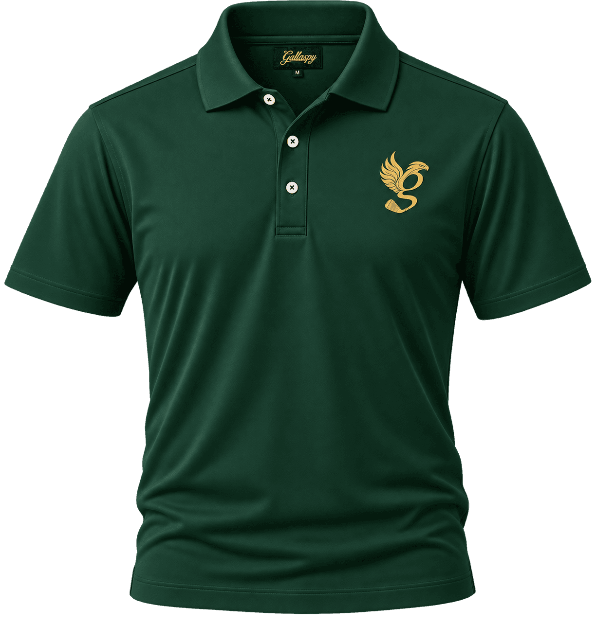 Forest Green Falcon Performance Polo